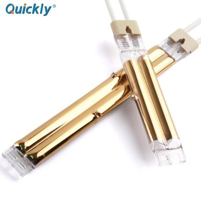 Gold Reflector Twin Tube Infrared Quartz Heaters Heidelberg Replacement IR Lamps For Speedmaster 74 Printing Press